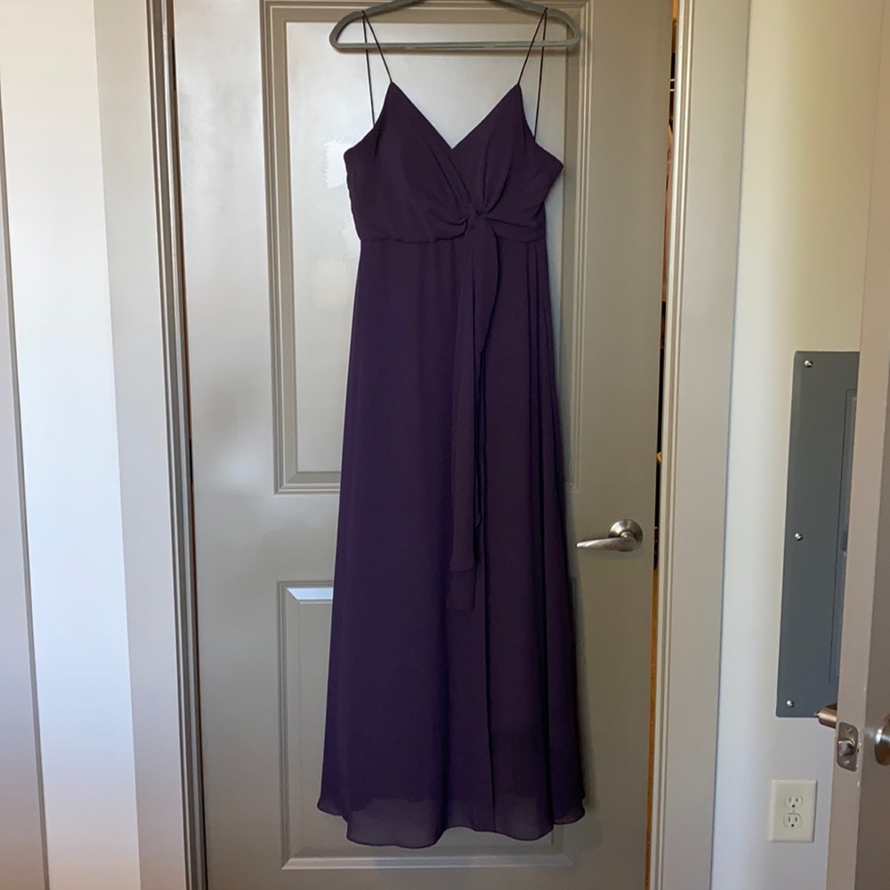 Bill Levkoff Bridesmaid Dress- Plum, size 2